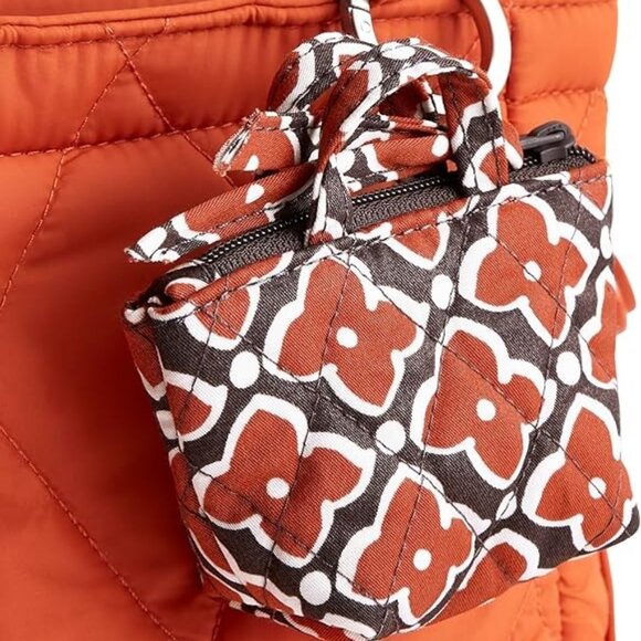 Vera Bradley Handbags - VERA BRADLEY Women's Cotton Original Tote Bag Charm in Moorish